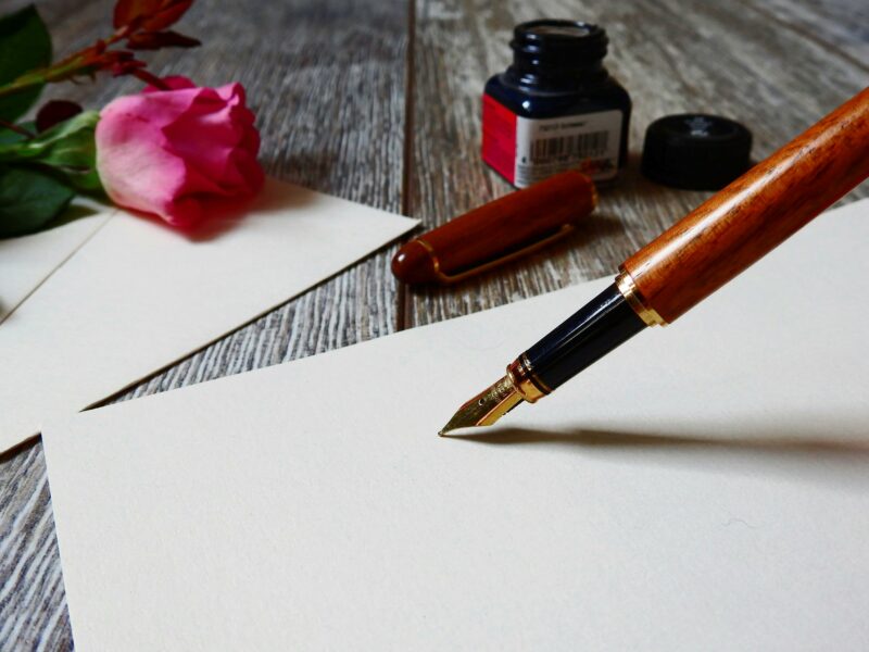 scrivendo lettere d'amore